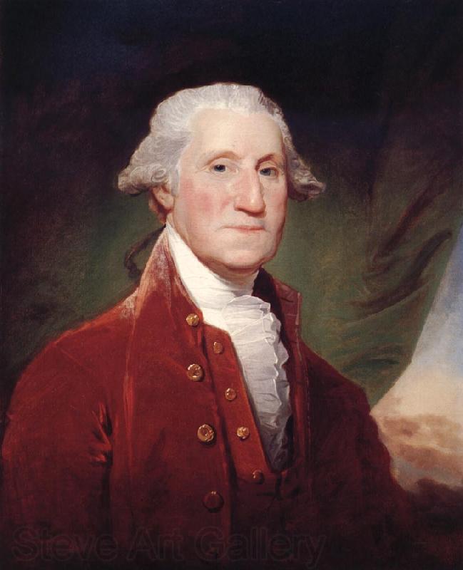 Gilbert Stuart George Washington Norge oil painting art